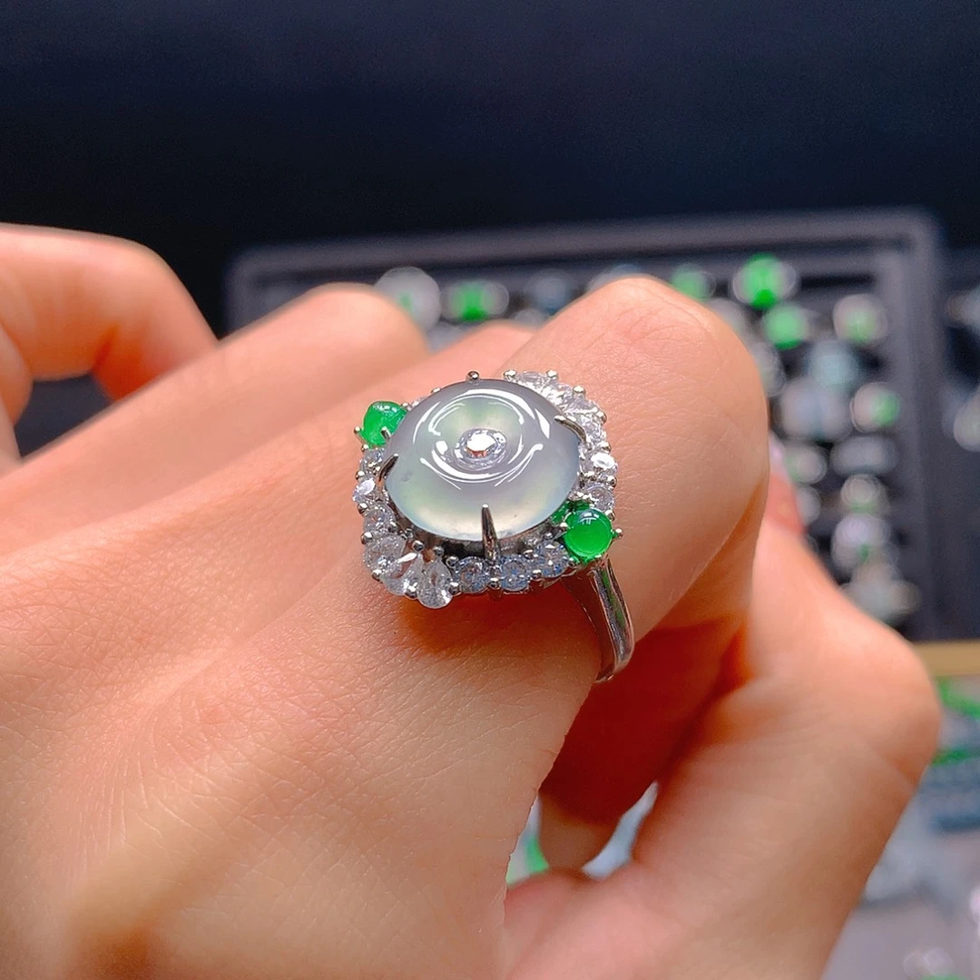 未镶嵌戒指翡翠天然翡翠