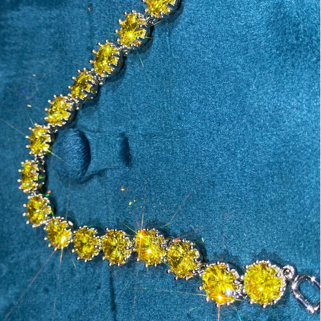 【南非库里南】NFKLN 高端奢华定制  黄色太阳花手链 464