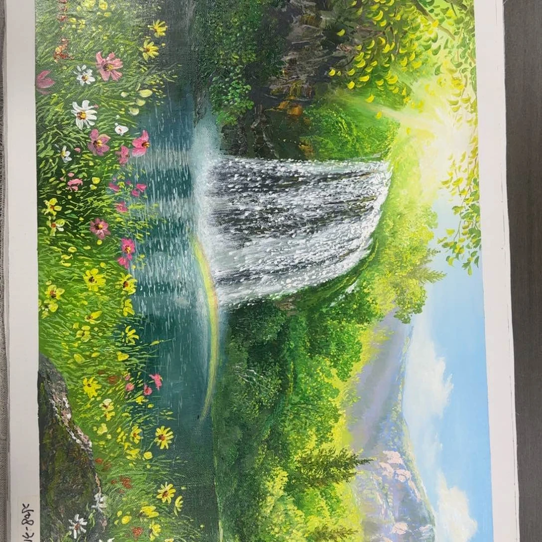 油画加油加油努力加油加油