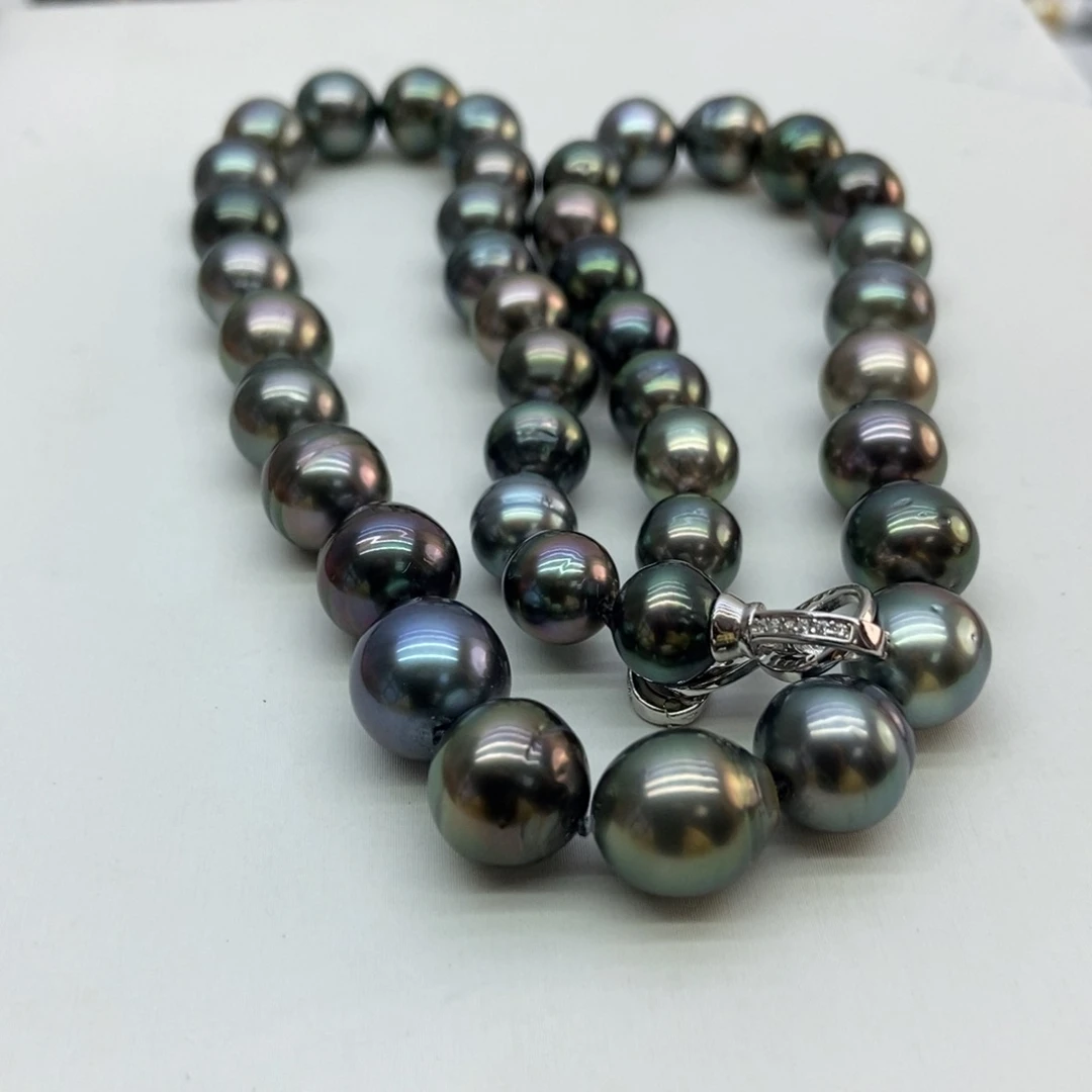 海水珍珠项链银S925镶嵌