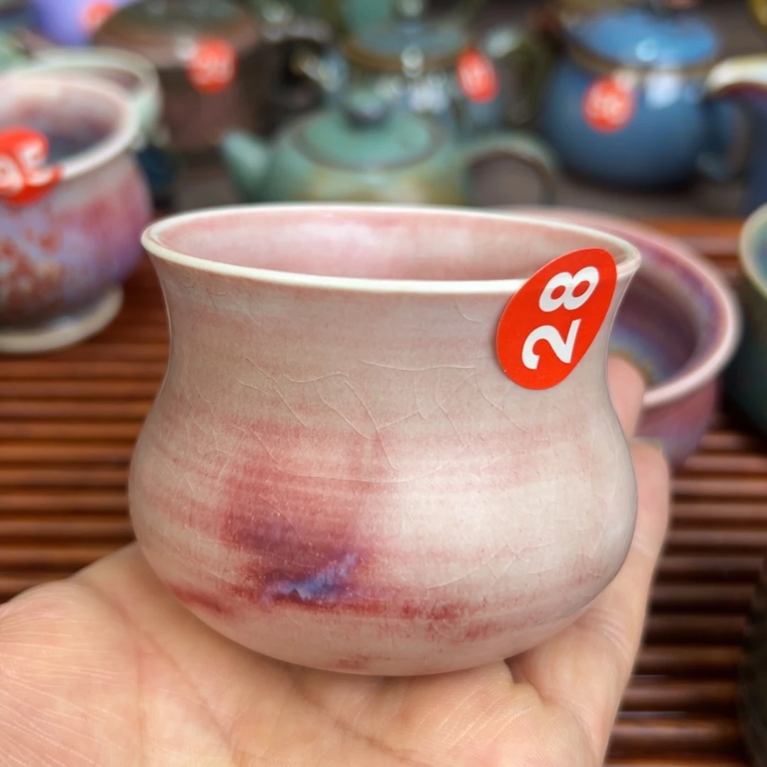 手工制作钧窑茶器