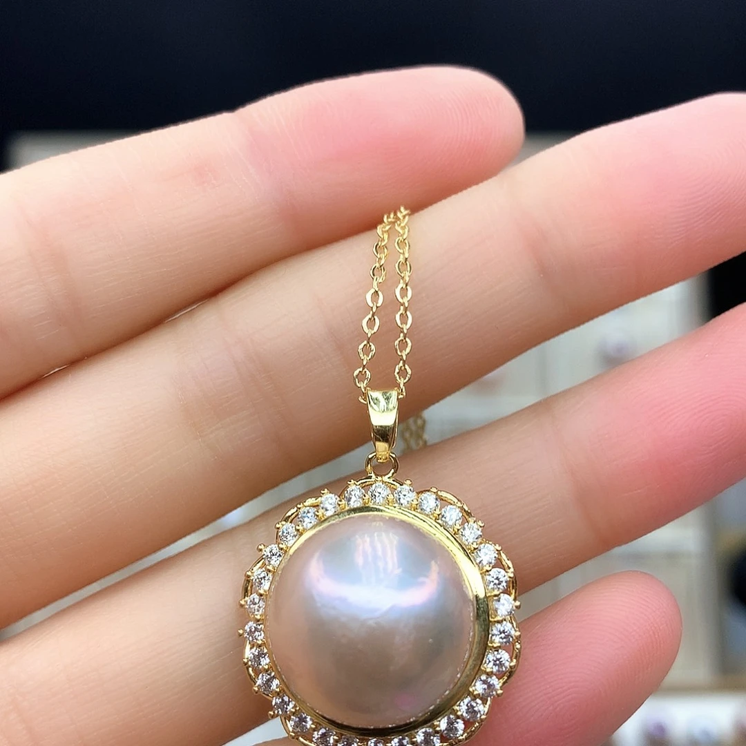 淡水珍珠颈饰合金