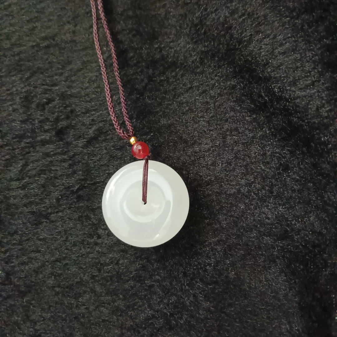 （19）天然金丝玉平安扣  多样性随机发货拍一发一