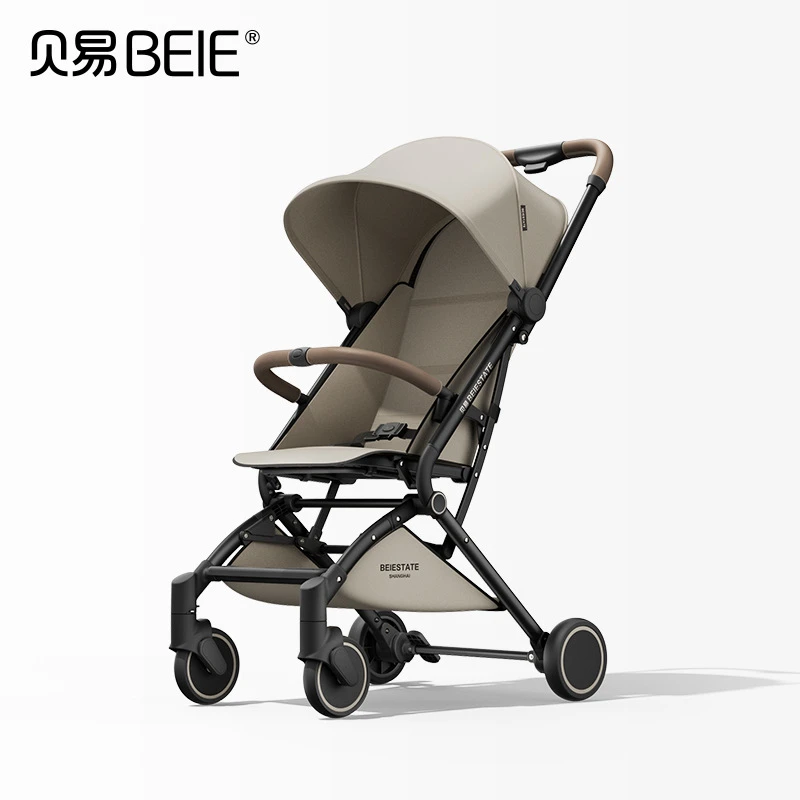 BEIE/贝易飞行家拇指可折叠可坐可躺遛娃神器轻便避震婴儿车