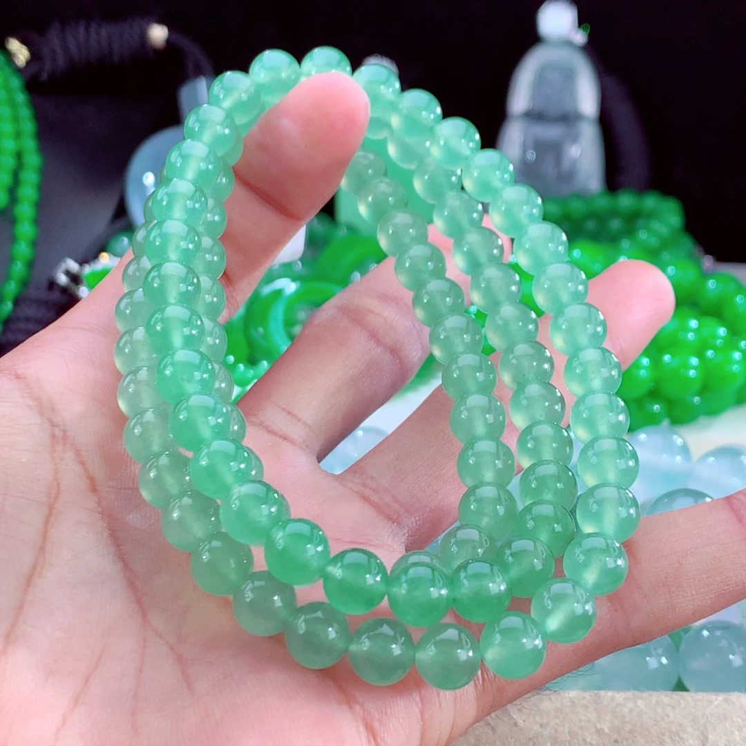 未镶嵌手串翡翠翡翠