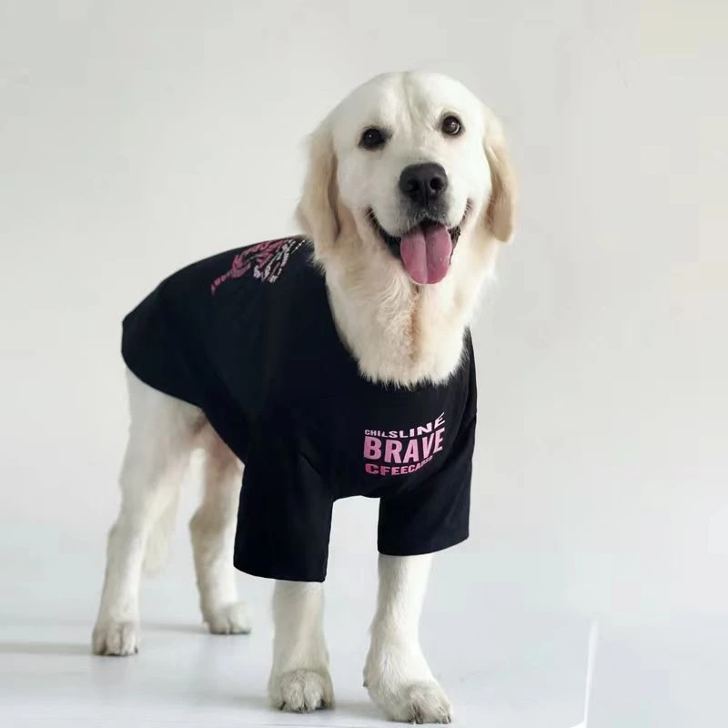 狗狗衣服薄款春夏秋金毛犬个性宠物衣服拉布拉多萨摩耶大型犬衣服