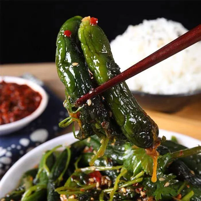 【推荐】东北特色香菜小黄瓜（咸口）下饭咸菜手工制作农家