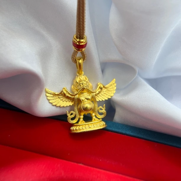 吊坠足银 大鹏展翅吊坠欧若风