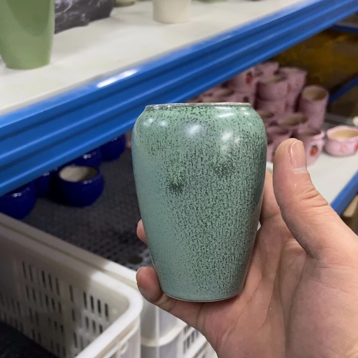 陶瓷花盆单场满9.9发5.5*10