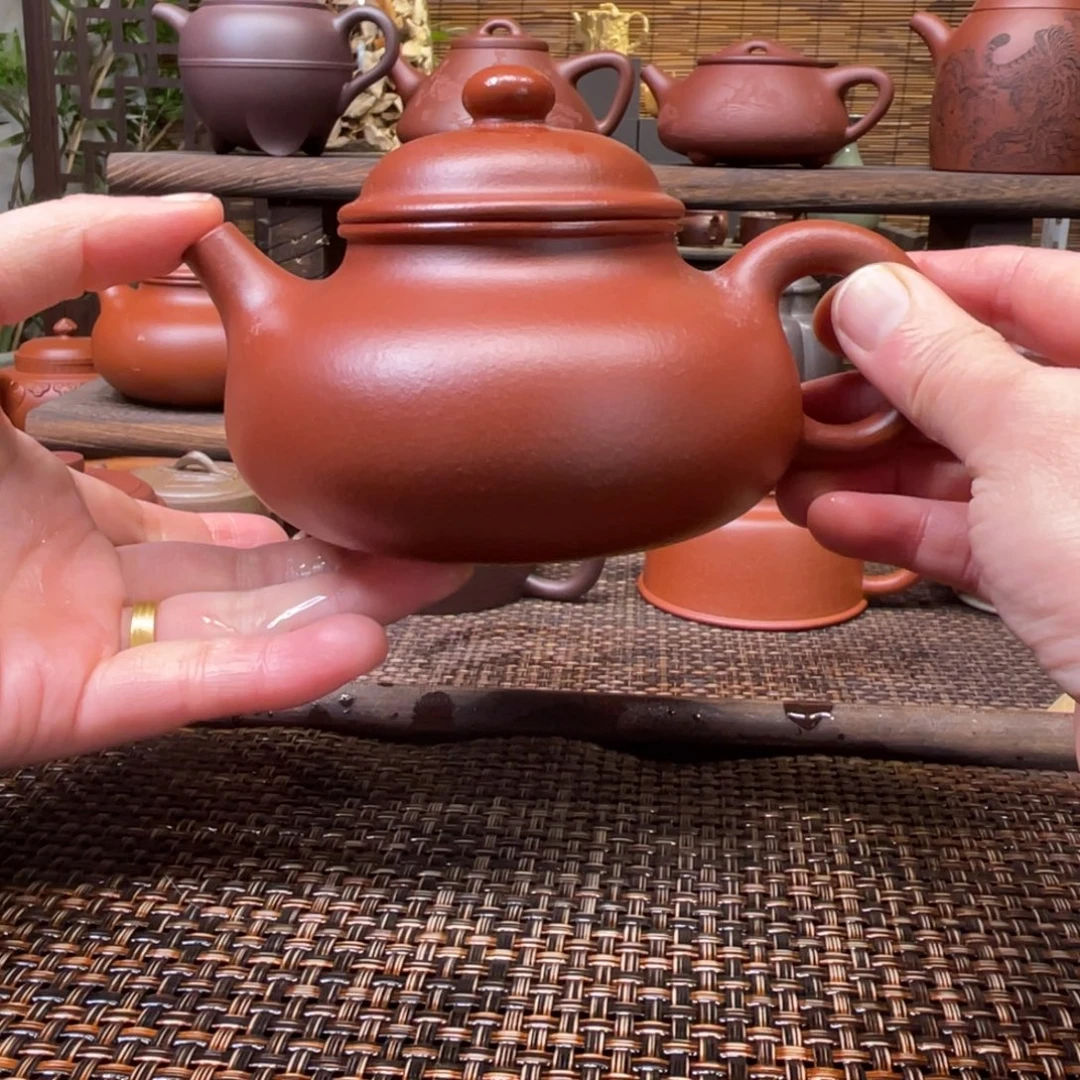 紫砂茶壶宜兴原矿紫砂手工制320