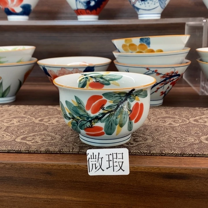 釉下老陶泥手工绘制