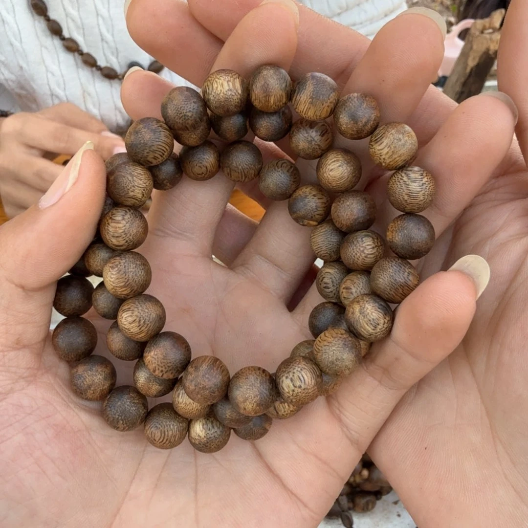 沉香沉香碎屑单圈1.0乌身7克多样性发一