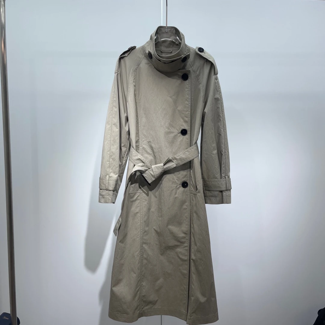 艾家2025新款气质高级感百搭风衣外套2102