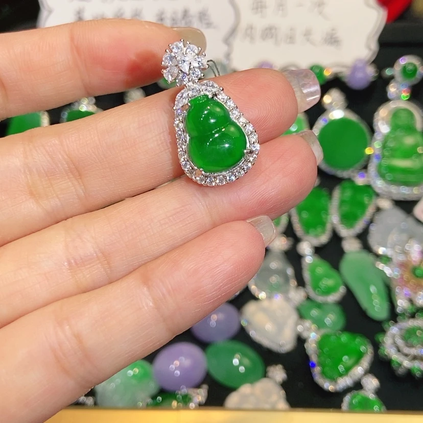 【闪购商品】颈饰未镶嵌翡翠天然翡翠
