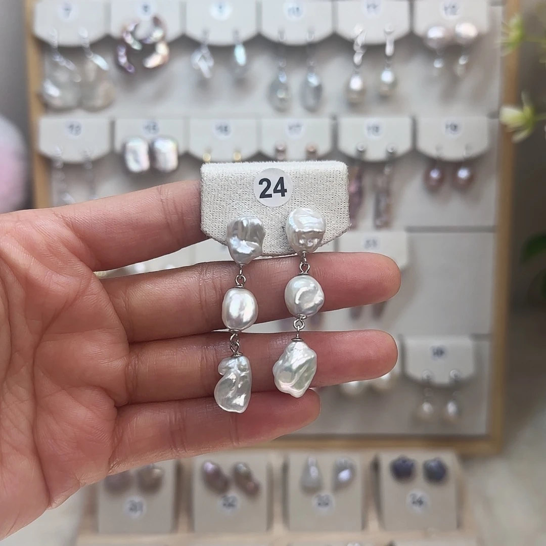 非金属925银耳饰11122