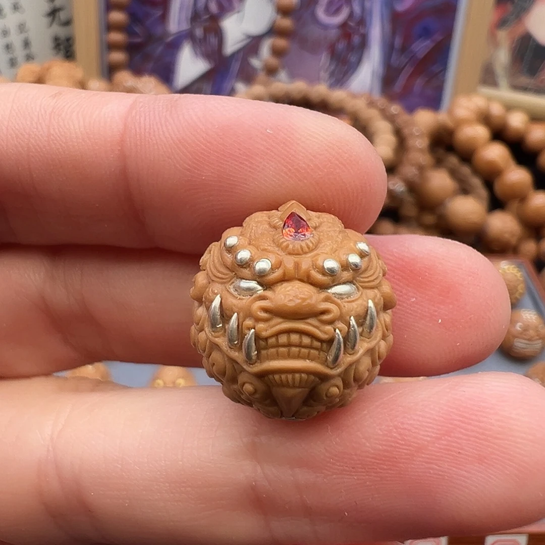 吊坠猴头核桃唐狮