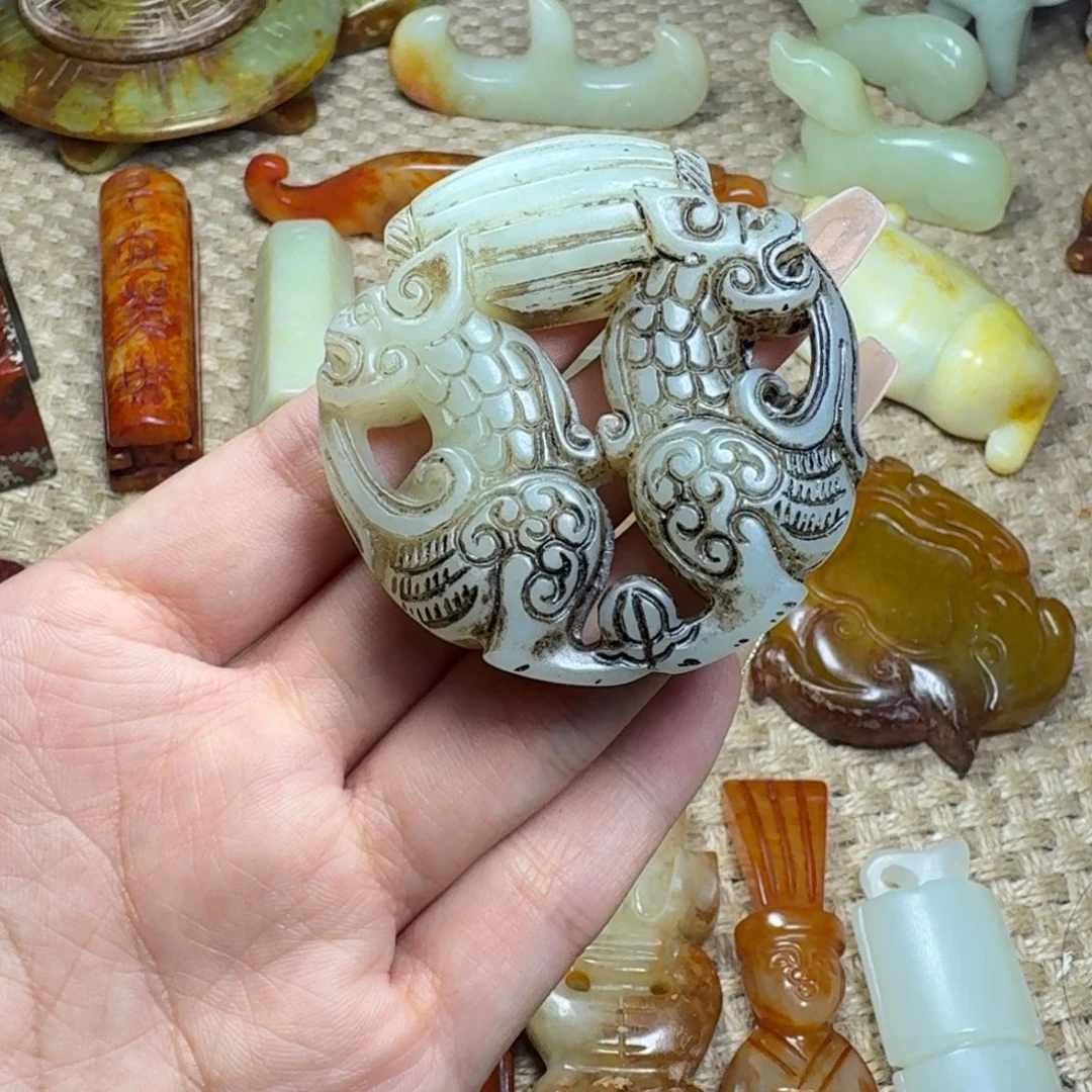 白玉菩提吊坠挂件