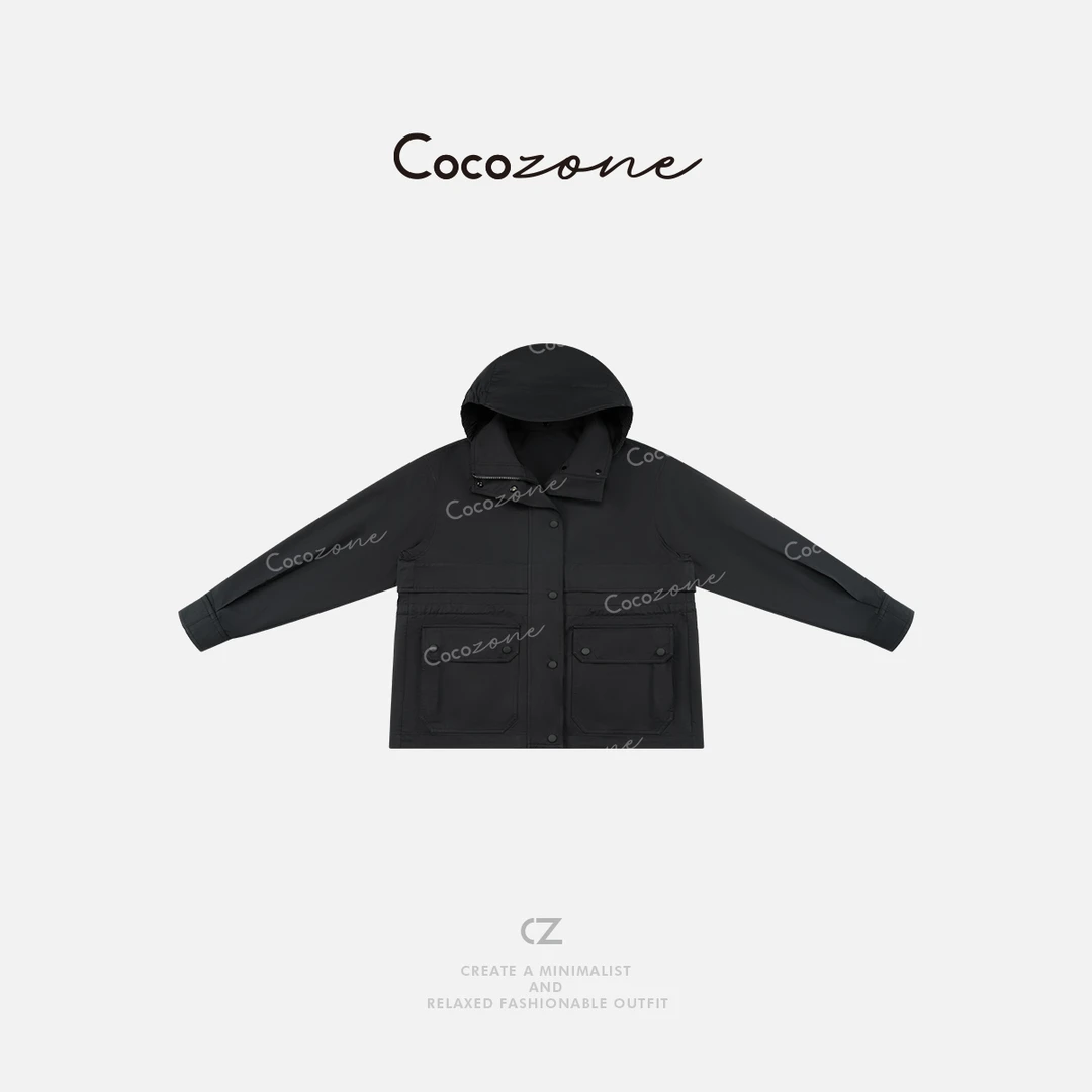 COCO ZONE 刘一一"重回巅峰'春季新款收腰女式外套CD1A0446