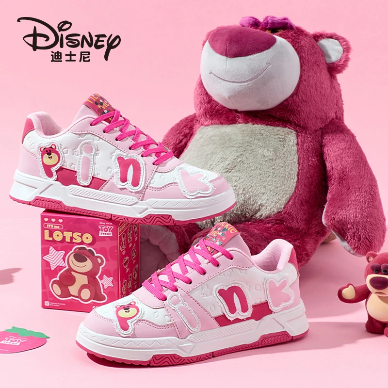 迪士尼童鞋女大童户外百搭休闲板鞋2025春季开学季透气防滑亲子鞋