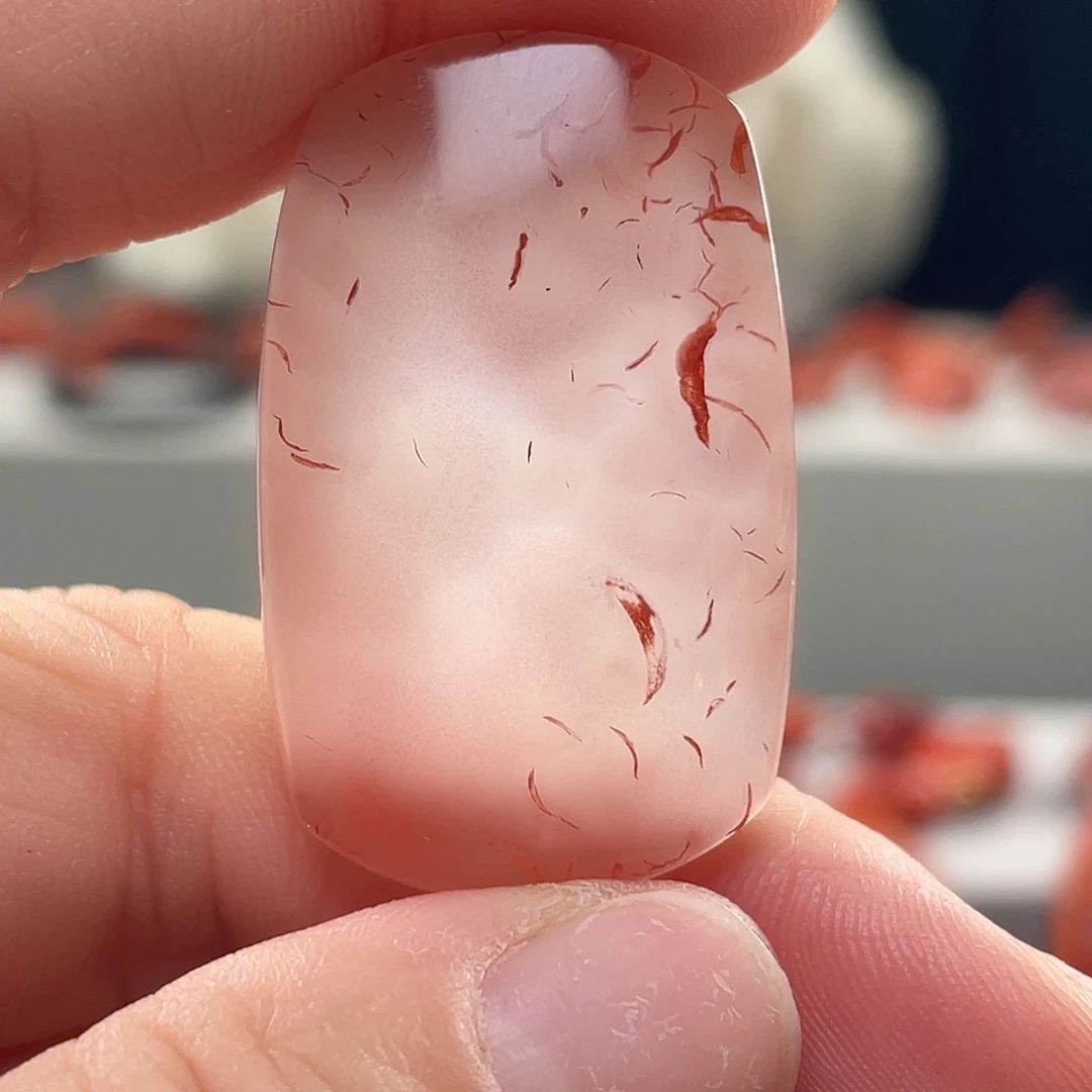 南红玛瑙未镶嵌颈饰