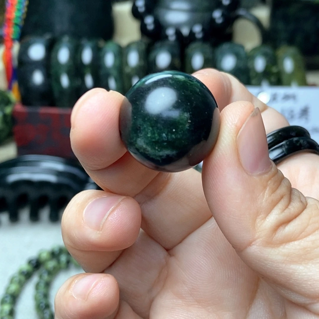 3***·蛇纹石玉未镶嵌手链