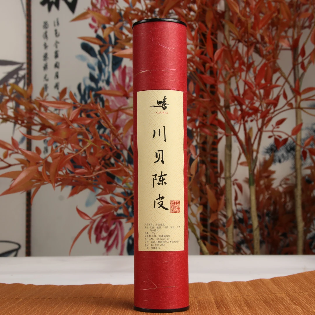 四季川贝陈皮100g线香香薰香料固体家用客厅卧室