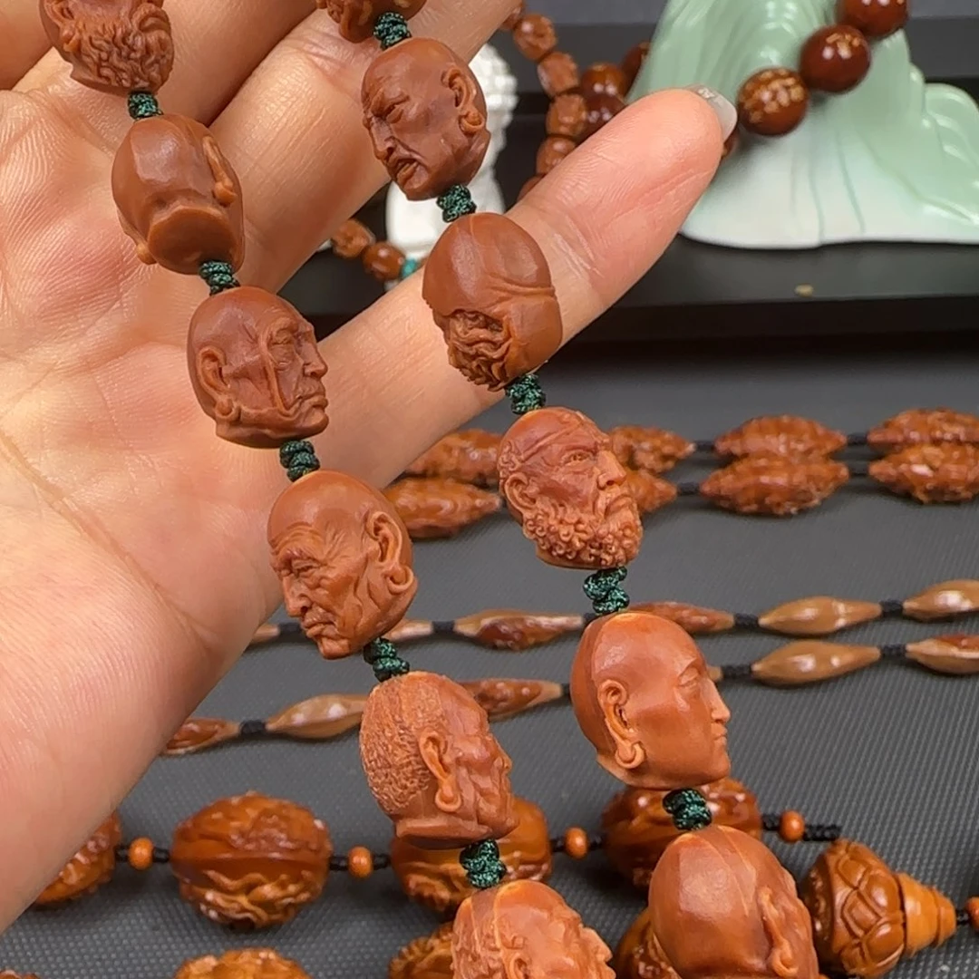 吊坠橄榄核水晶核18罗汉