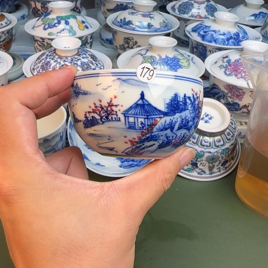 彦祖纯手工手绘茶具179