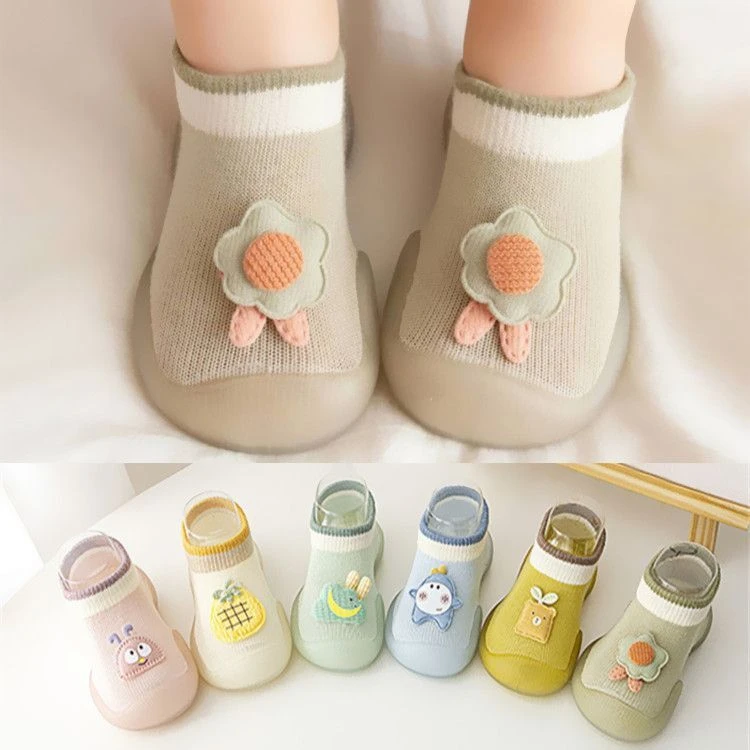 宝宝学步鞋春夏季婴幼儿软底防滑透气地板袜鞋室内外宝宝学步鞋J