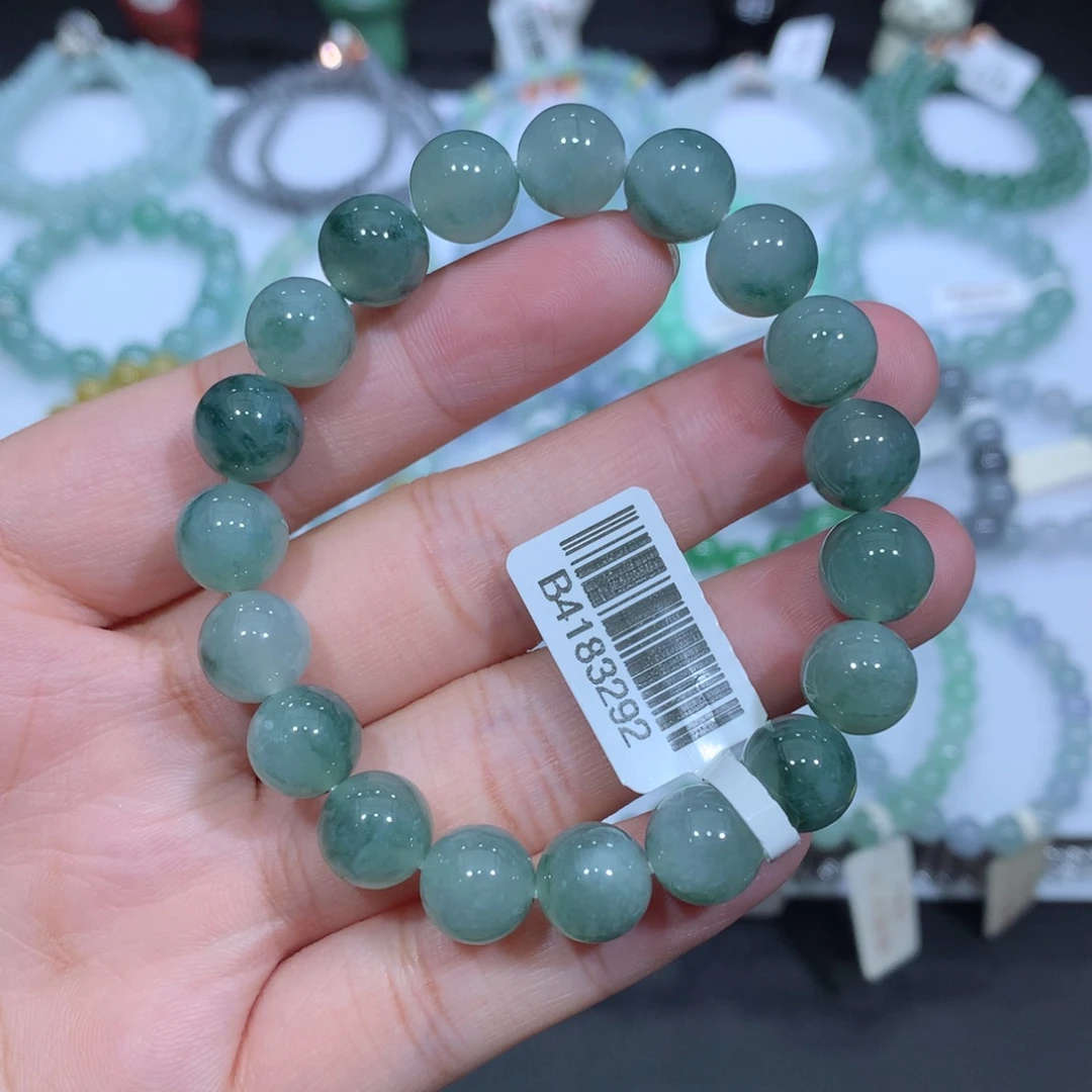 未镶嵌手串翡翠天然