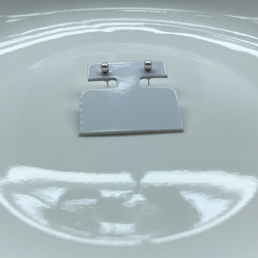 银S925镶嵌耳饰海水珍珠