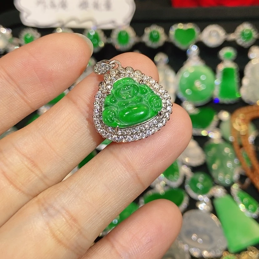 【闪购商品】翡翠未镶嵌颈饰天然翡翠
