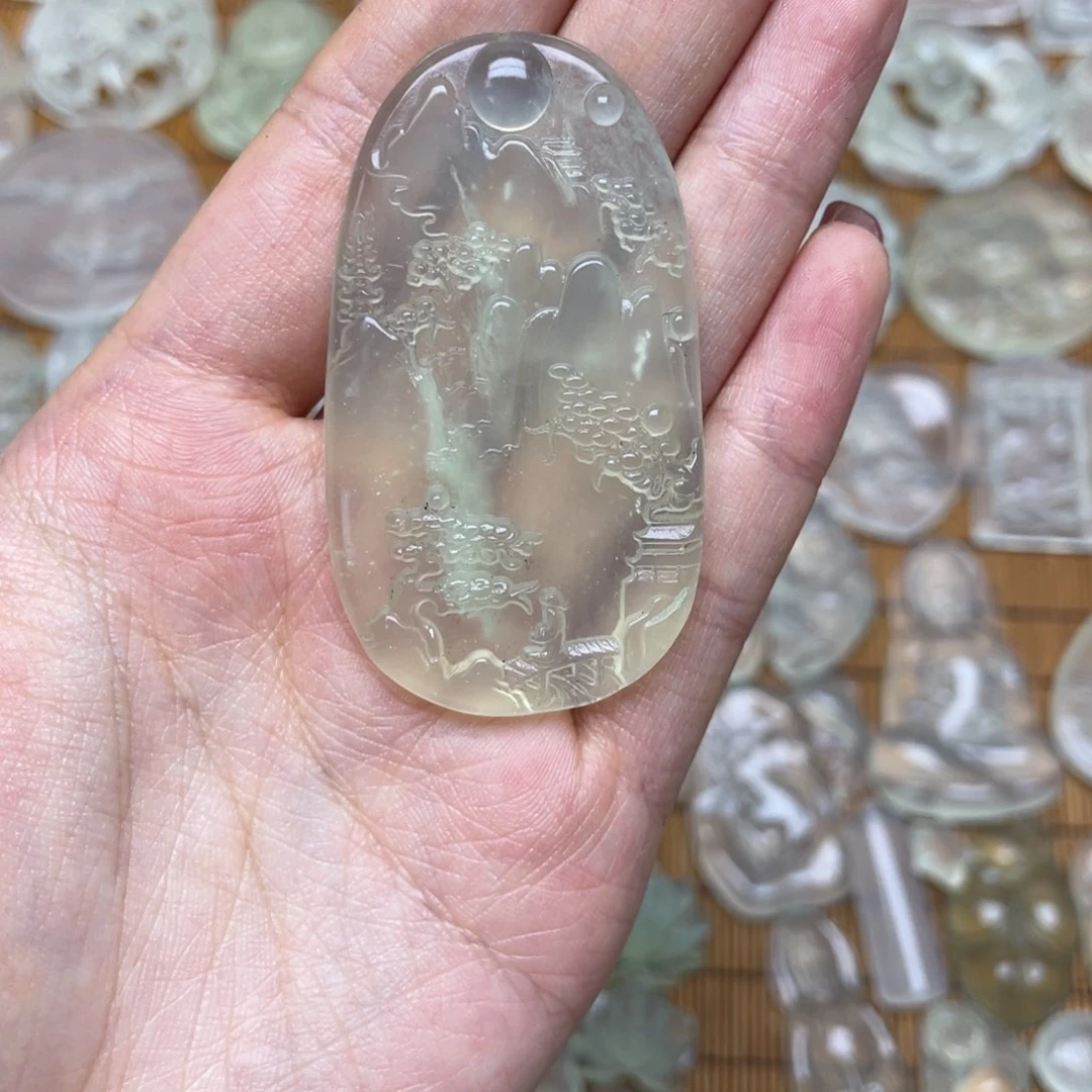 未镶嵌蛇纹石玉颈饰