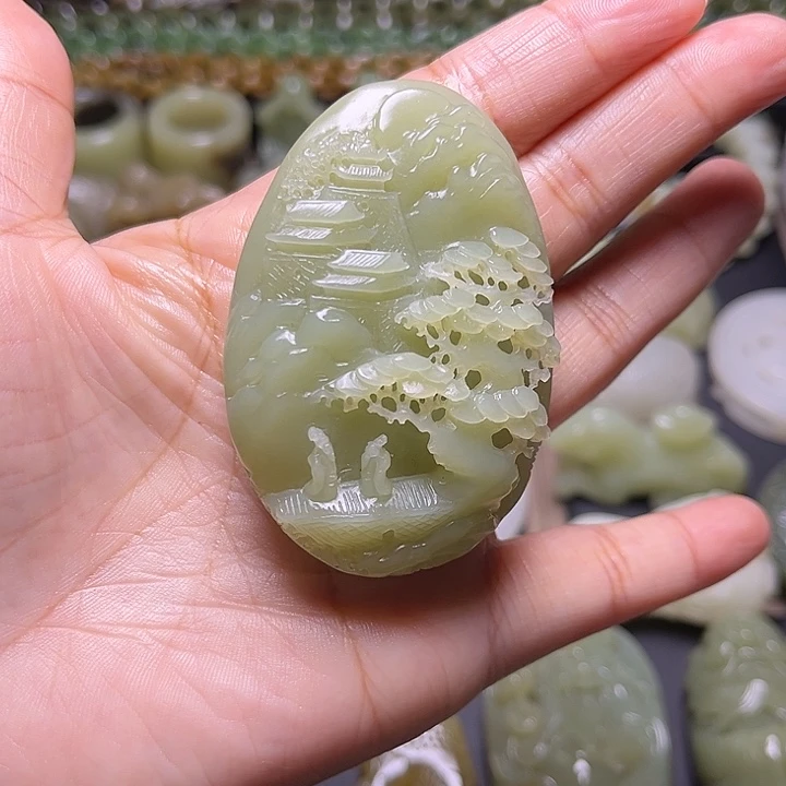 开****和田玉未镶嵌挂件