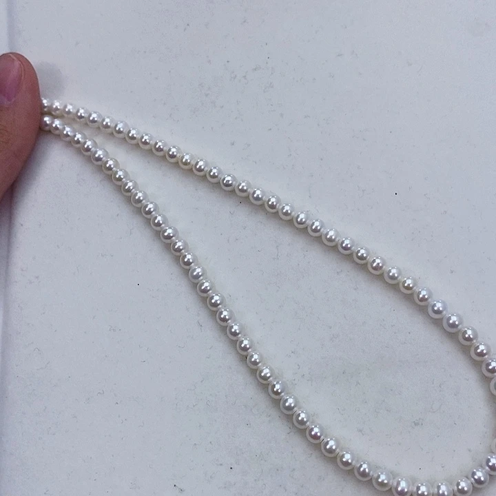 淡水珍珠颈饰银S925镶嵌