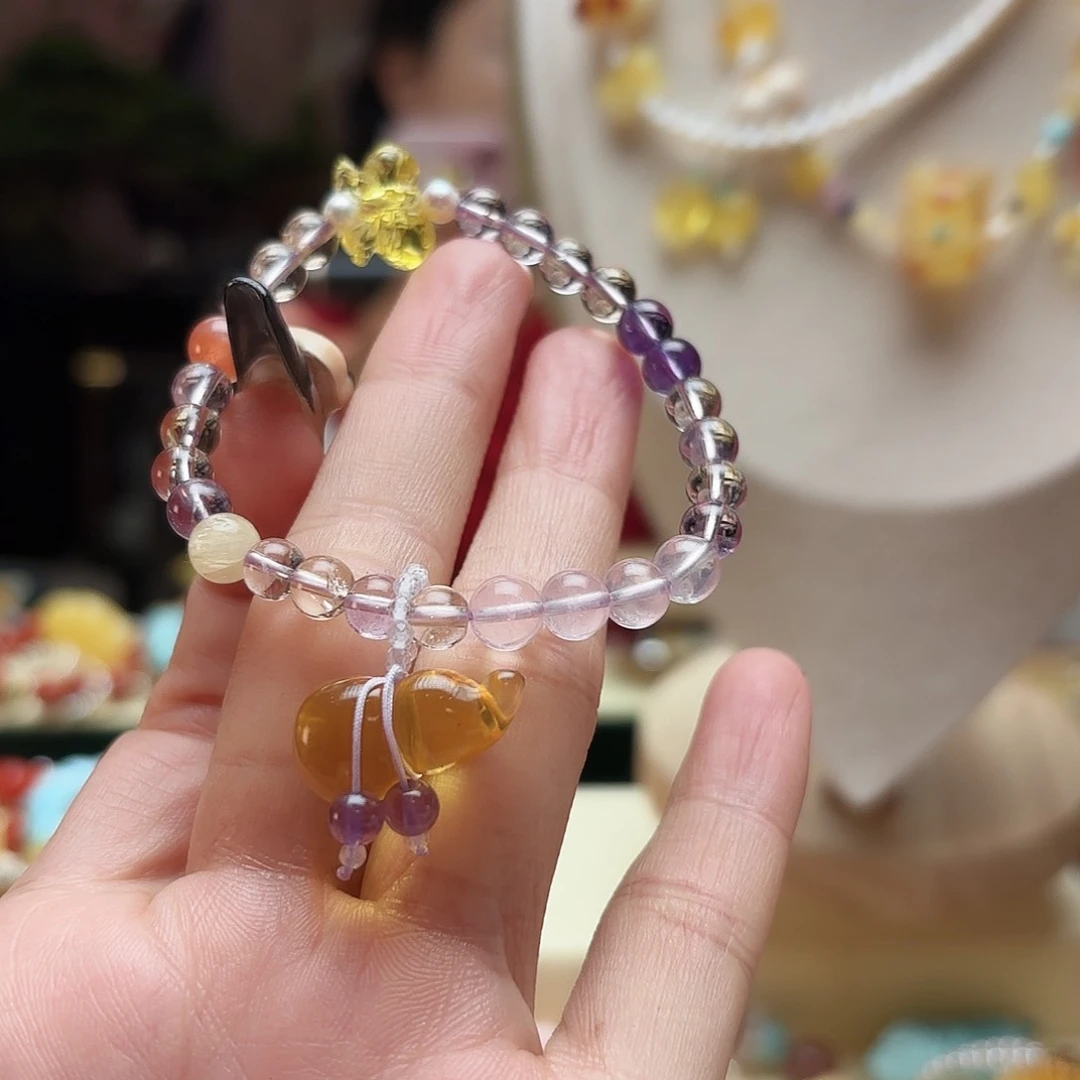 琥珀手链未镶嵌琥珀