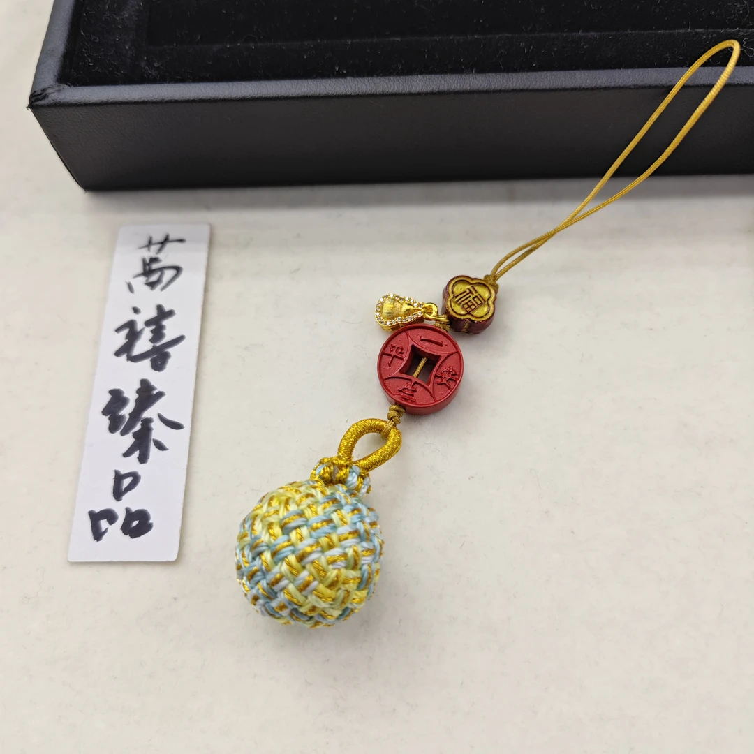 含辰砂工艺品一生平安朱砂挂件G768