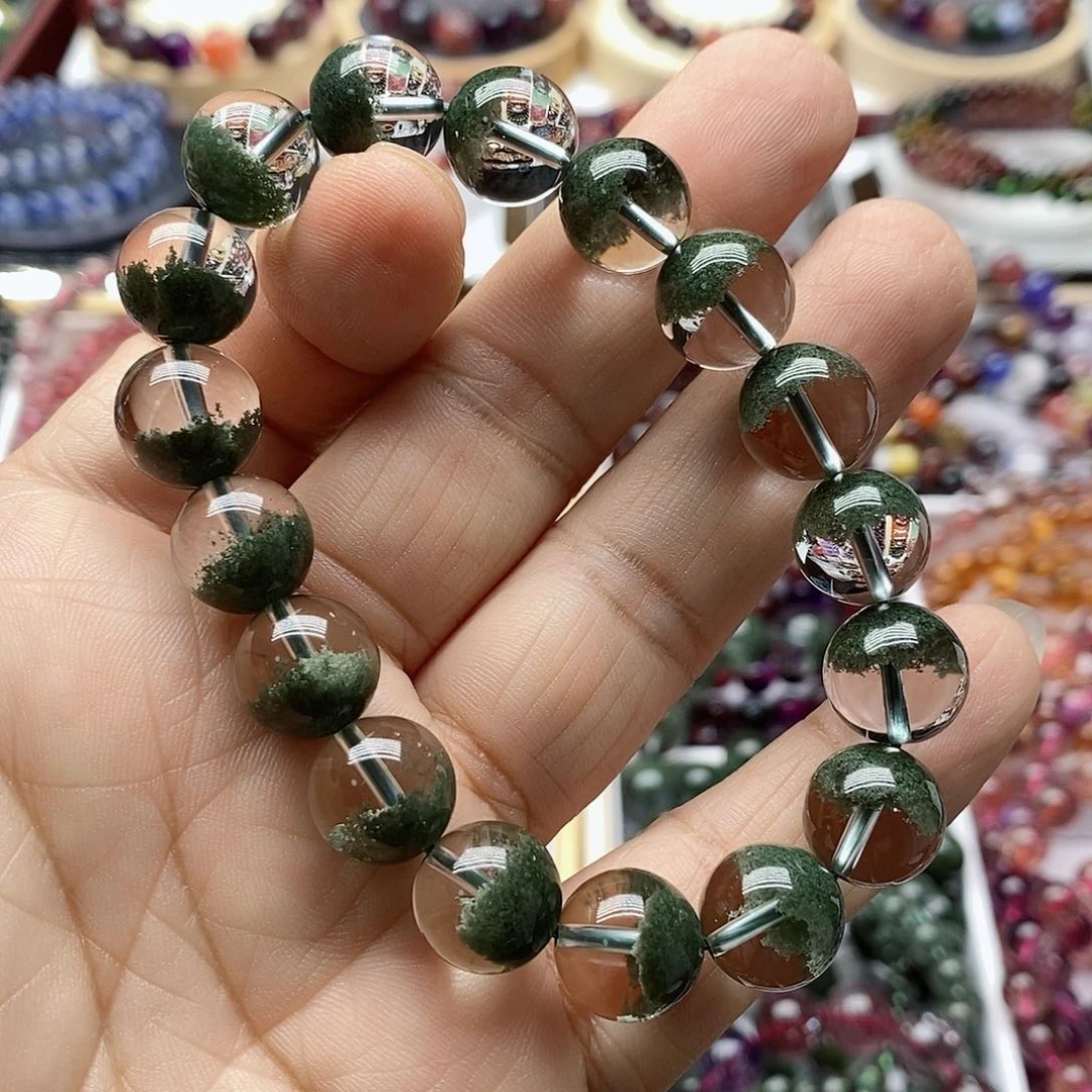 水晶手串未镶嵌袖**蟒水晶手链