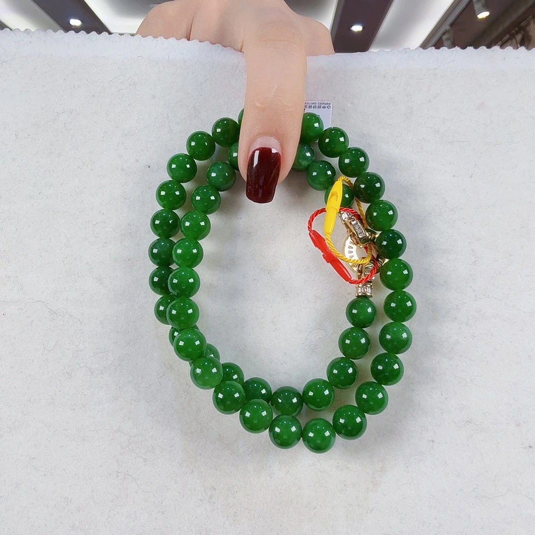 和田玉（碧玉）颈饰未镶嵌“*李