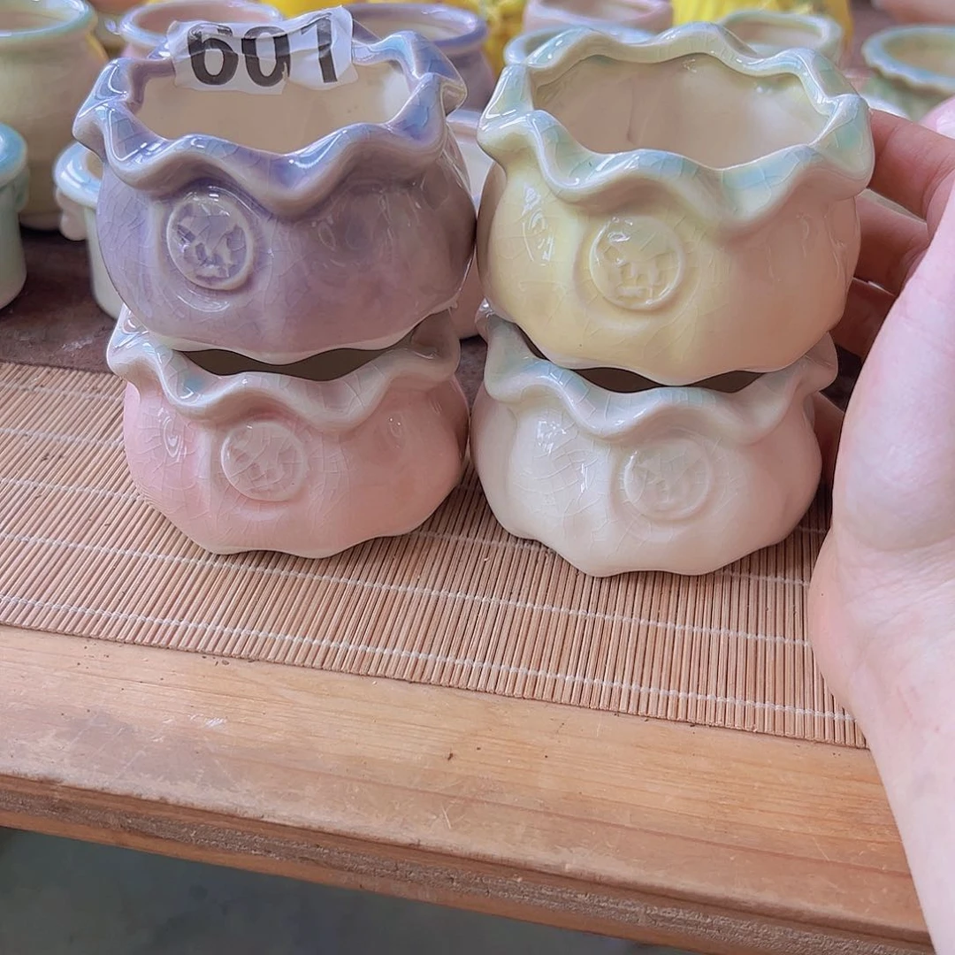 陶瓷花盆当场满12包邮