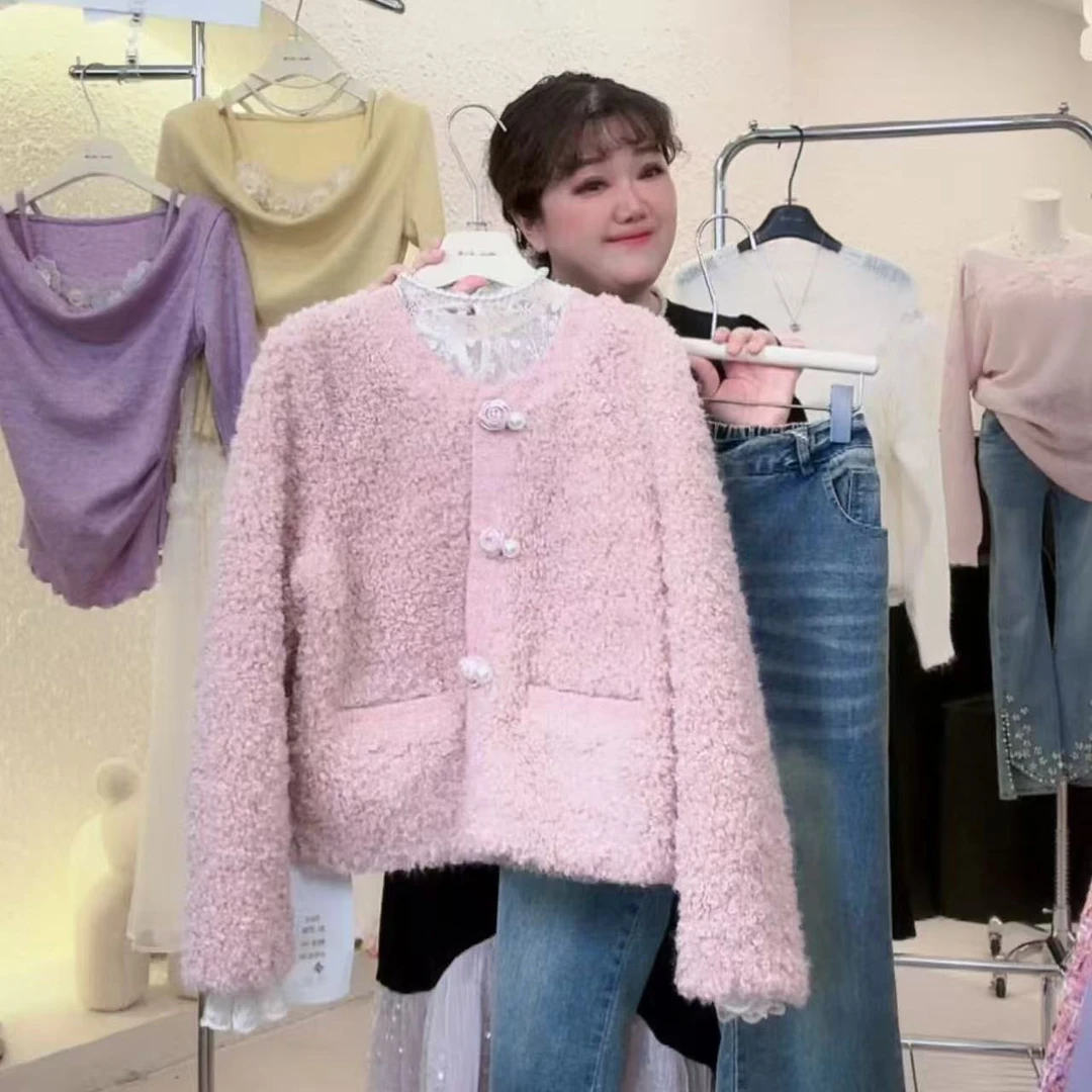 1254时尚洋气遮肉显瘦加厚外套上衣