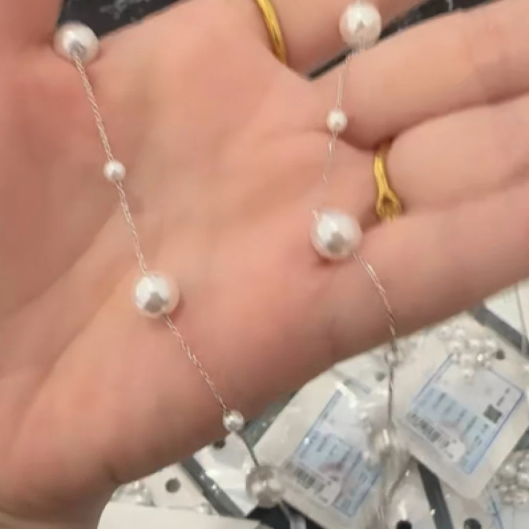 女甜美风其它镀层日韩锁骨链首饰百搭失序混搭风