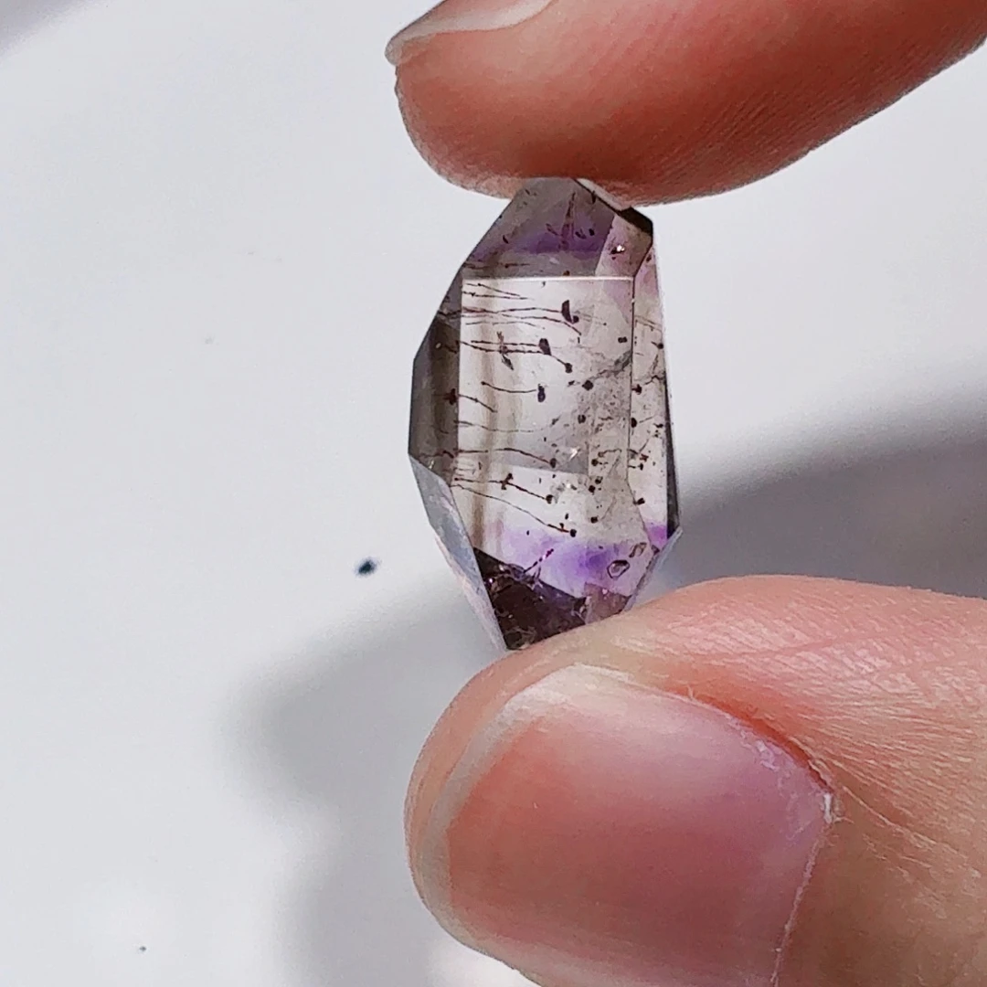 水晶未镶嵌珠宝半成品超七