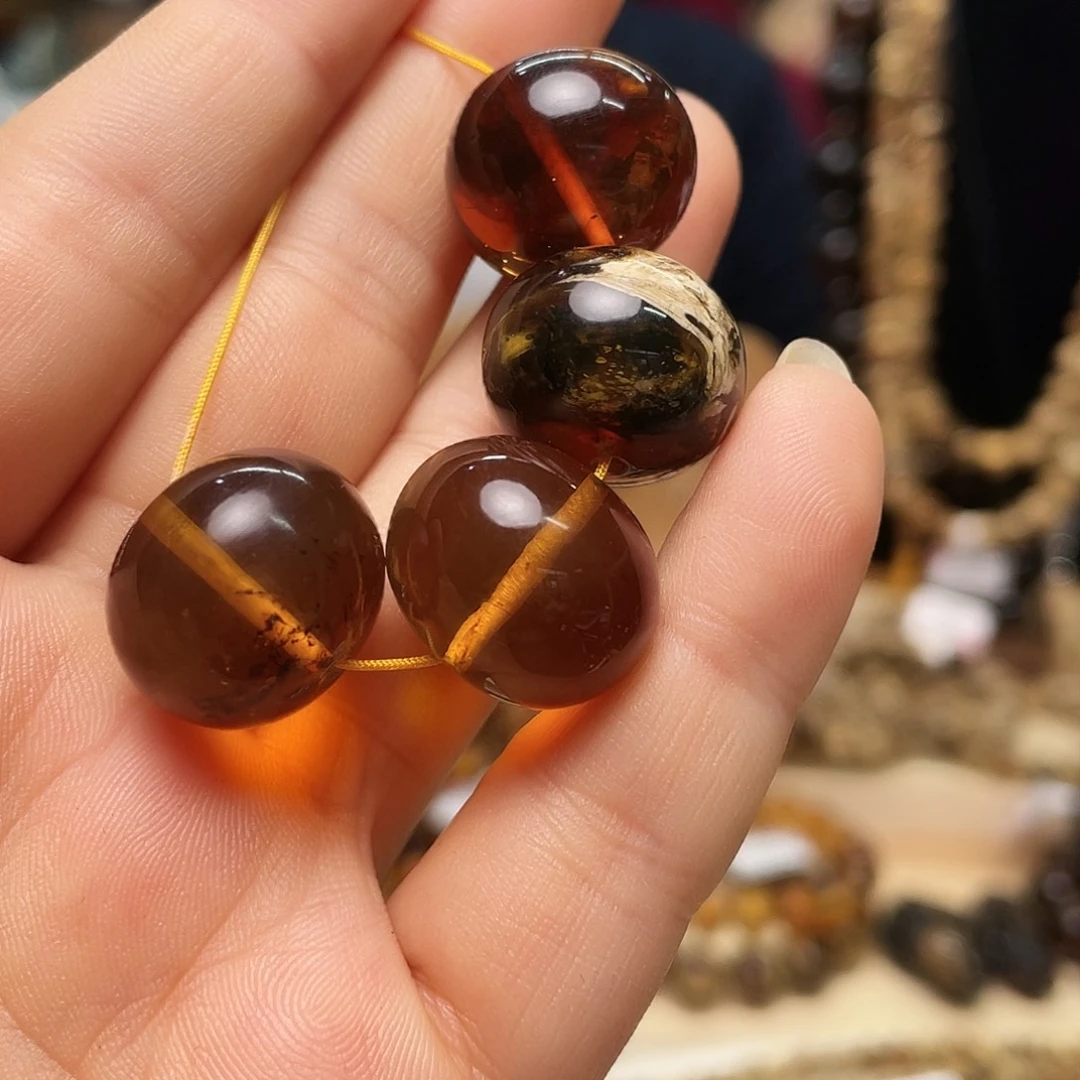 琥珀裸石未镶嵌静*大