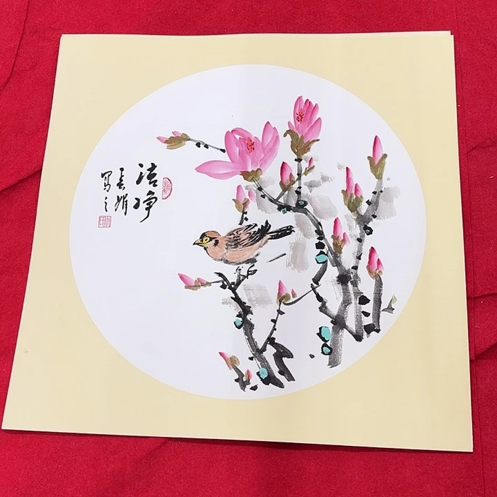 国画花鸟的翅膀和翅膀