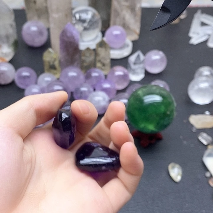 水晶珠宝半成品未镶嵌水晶石98