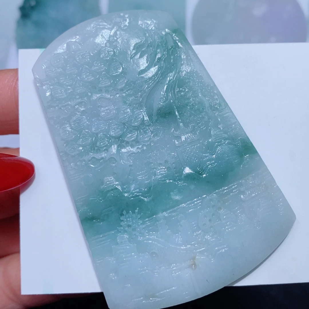 定制翡翠吊坠未镶嵌