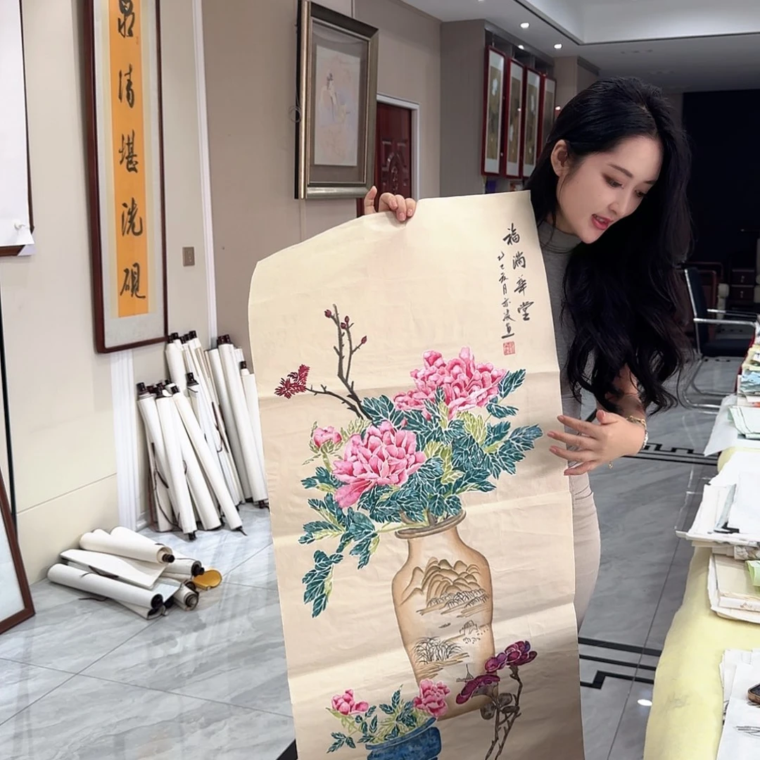 国画国画作品多次入选