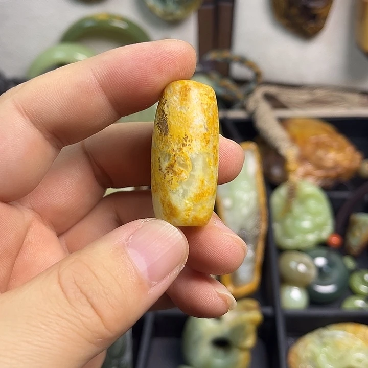 岫岩河磨玉（透闪石质玉）未镶嵌颈饰