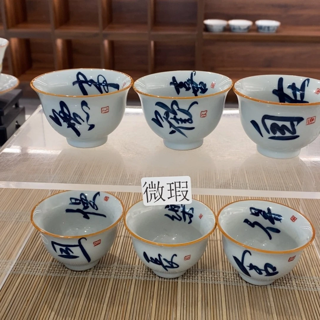 釉下彩手工绘制手工绘制